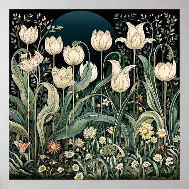 Tulips Art Print (Front)