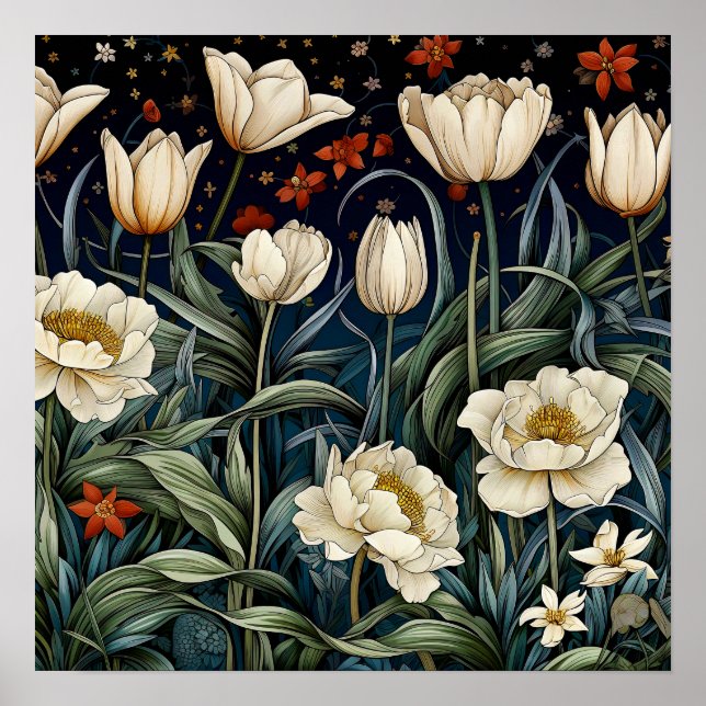 Tulips Art Print (Front)