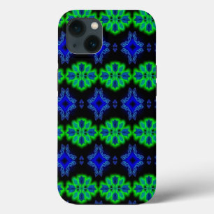 Tulips Artdeco in Retro Style iPhone 13 Case