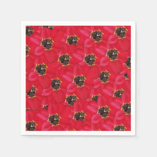 Tulips background napkins