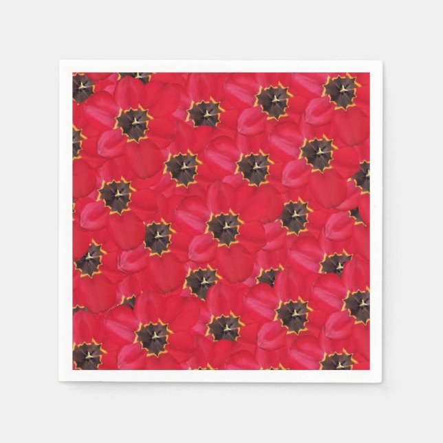 Tulips background napkins (Front)