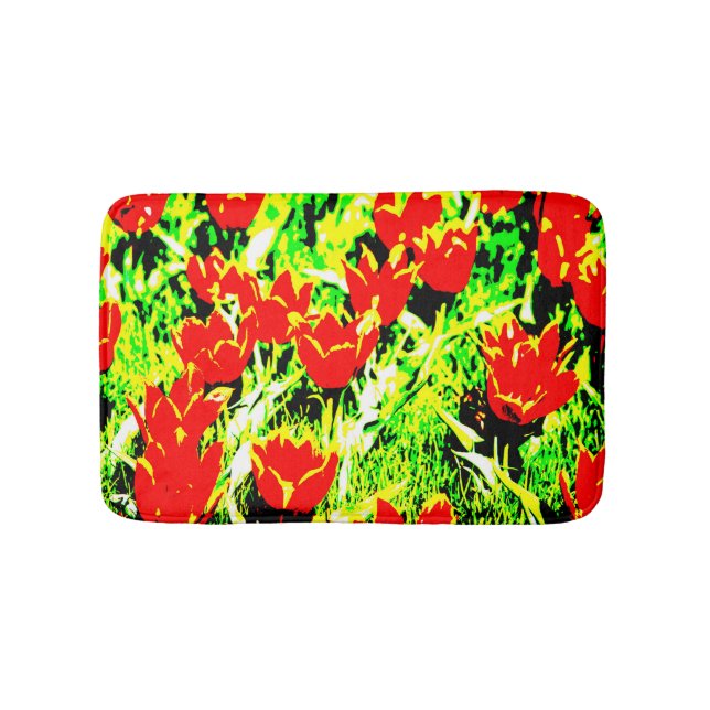 Tulips Bath Mat (Front)