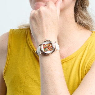Tulips Bouquet Pattern Watch