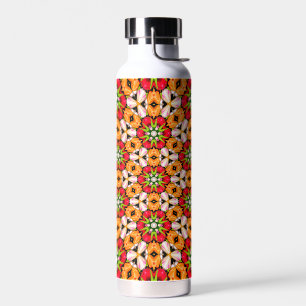 Tulips Bouquet Pattern Water Bottle