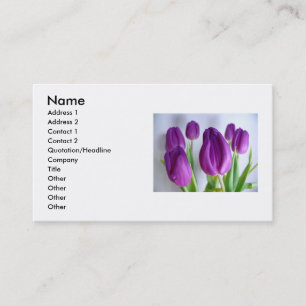 Tulips Business Card