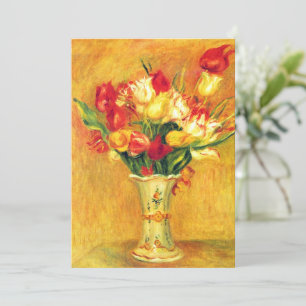 Tulips by Pierre Renoir, Vintage Impressionism Art