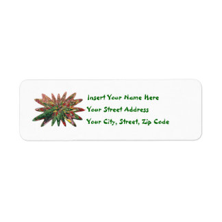 Tulips Collapsing Design Customisable Labels