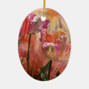 Tulips-Colours Of Love Art Ornament