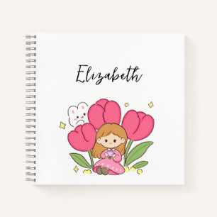 Tulips Custom Notebook