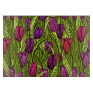 Tulips Cutting Board