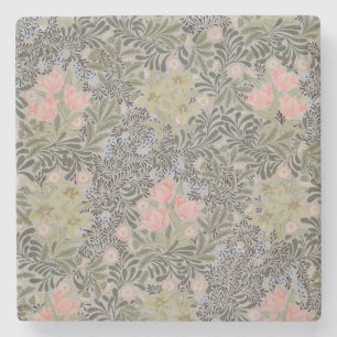 Tulips, Daisies and Honeysuckle Stone Coaster