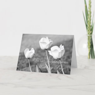 Tulips Daughter Wedding Congratulations Card