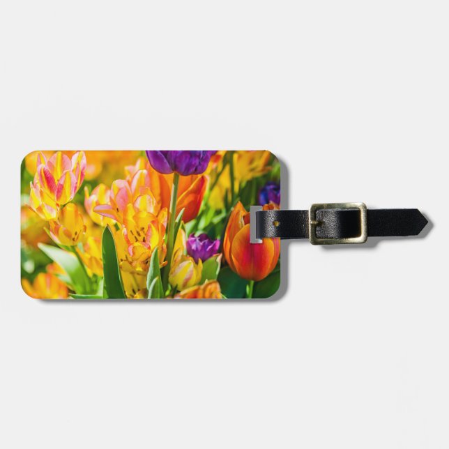 Tulips Enchanting 01 Luggage Tag (Front Horizontal)