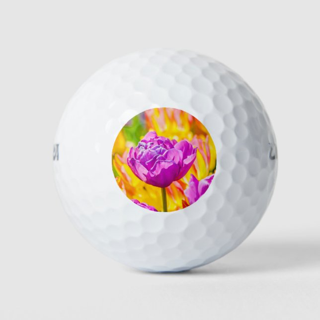 Tulips Enchanting 12 Golf Balls (Front)
