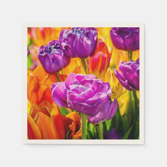 Tulips Enchanting 12a Napkin (Front)