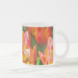 Tulips Enchanting 17 Frosted Glass Coffee Mug