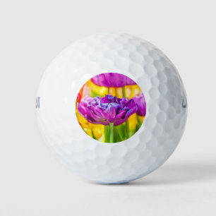 Tulips Enchanting Dark Pink Golf Balls