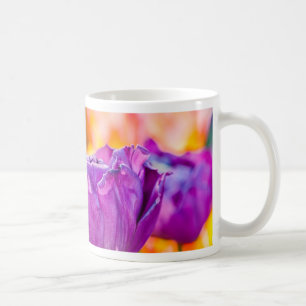 Tulips Enchanting Purple Coffee Mug
