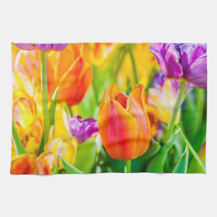 Tulips Enchanting Tea Towel