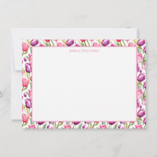 Tulips Flat Note Card