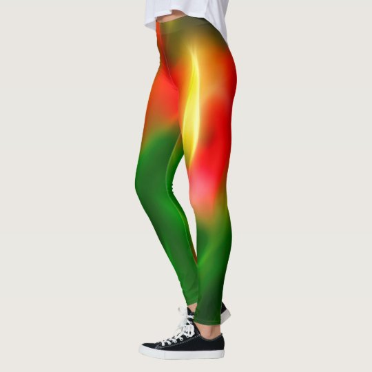 Tulips Flower Sketch Leggings