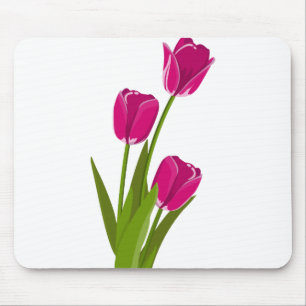 Tulips Flowers Mouse Mat
