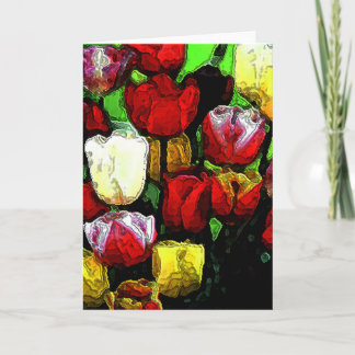 Tulips for Mum Card
