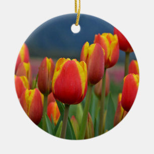 Tulips for Mum Ceramic Tree Decoration