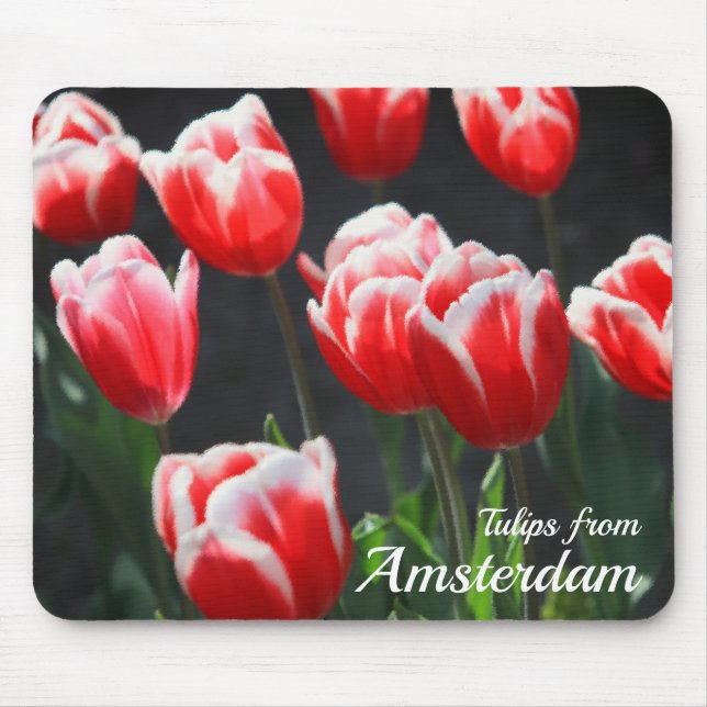 Tulips from Amsterdam Mouse Mat (Front)