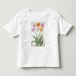 Tulips, from the 'Nassau Florilegium' (w/c on pape Toddler T-Shirt