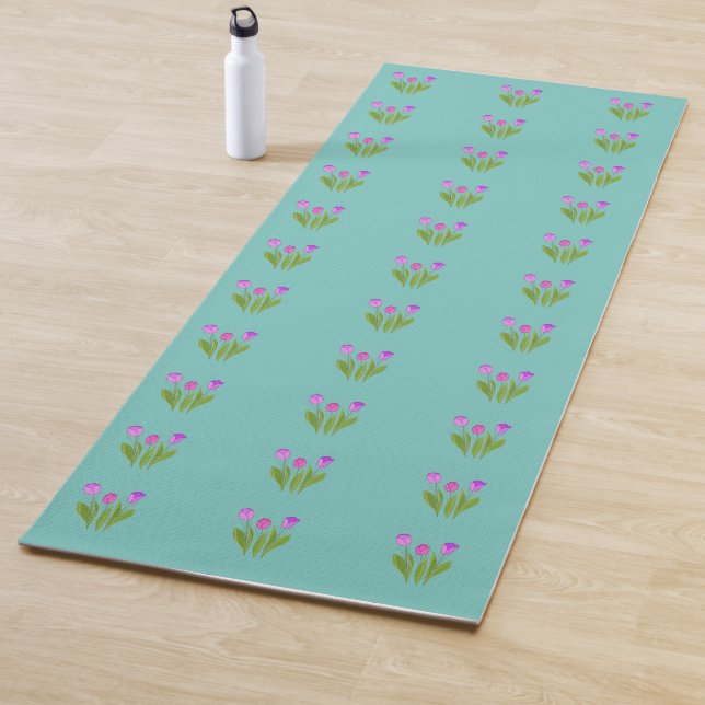 Tulips Grow Yoga Mat (In Situ)