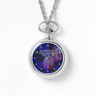 Tulips Hearts Life Attitude Inspirational Quote   Watch