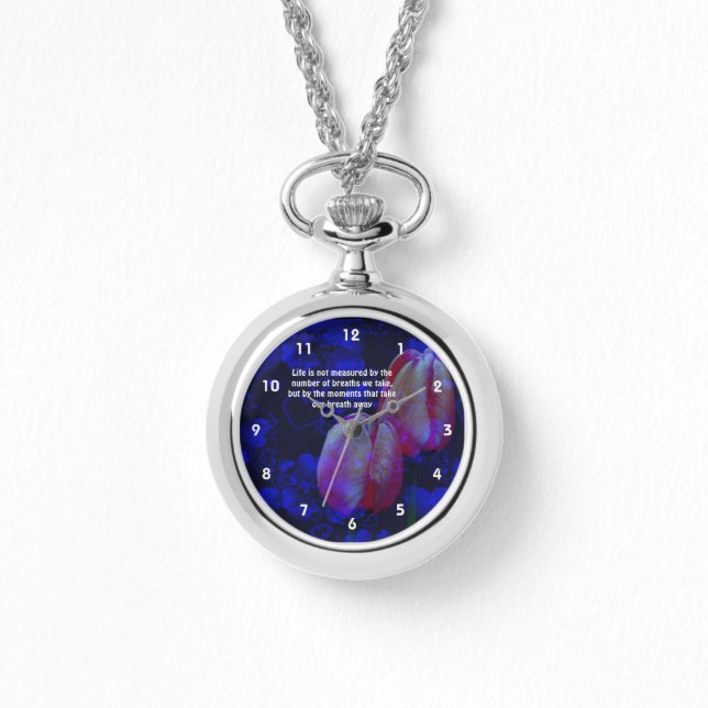 Tulips Hearts Life Attitude Inspirational Quote   Watch (Front)