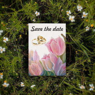 TULIPS IN A GARDEN