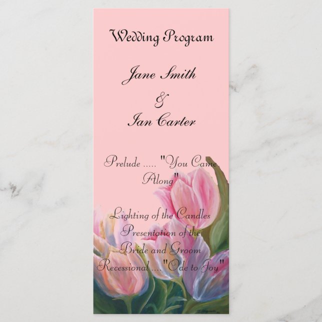 TULIPS IN A GARDEN PROGRAMME (Front)
