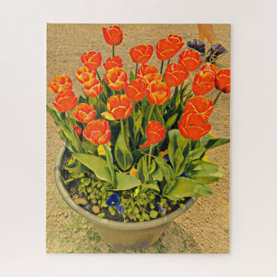 Tulips in a pot puzzle