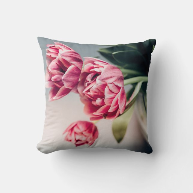 Tulips in a Vase Cushion (Front)