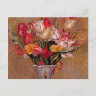 Tulips in a Vase Fine Art Bridal Postcard
