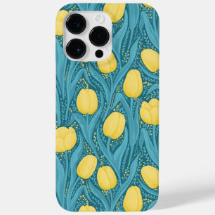 Tulips in blue and yellow Case-Mate iPhone 14 pro max case