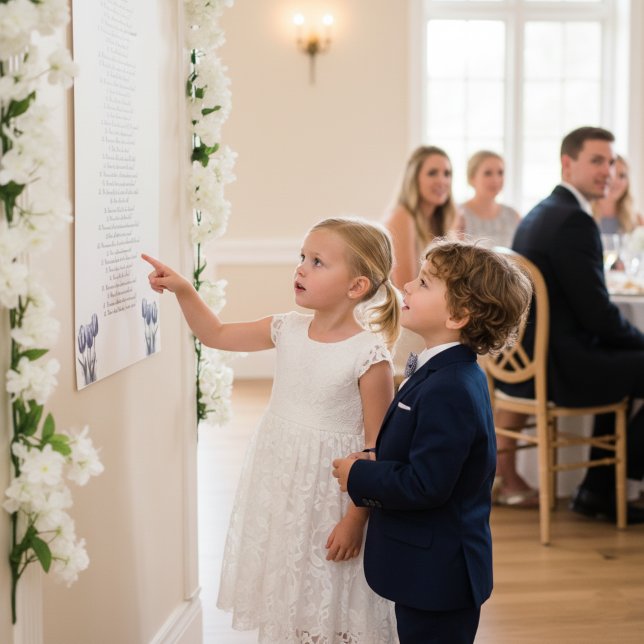 Tulips in Delft Blue customisable Poster (Creator Uploaded)