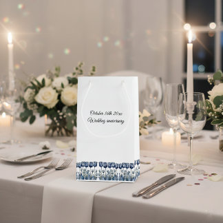 Tulips in Delft Blue  Small Gift Bag