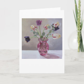 "Tulips in Pink" Holiday Card