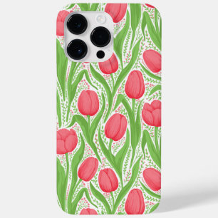 Tulips in red and green Case-Mate iPhone 14 pro max case