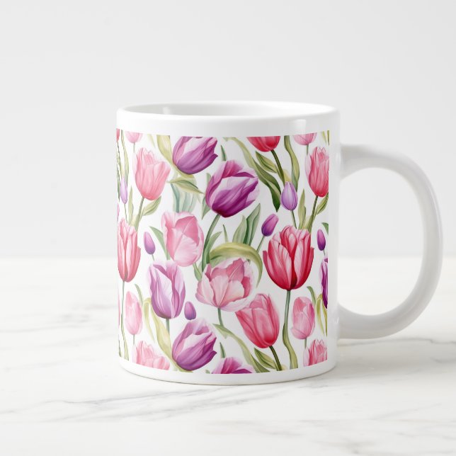 Tulips Jumbo Mug (Right)