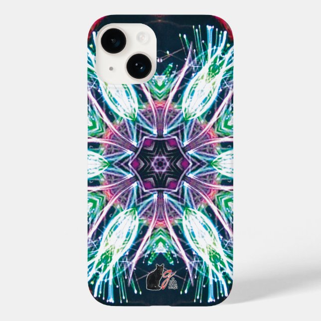 Tulips Kaleidoscope Case-Mate iPhone Case (Back)