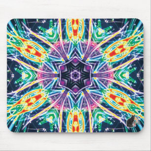 Tulips Kaleidoscope Mouse Mat