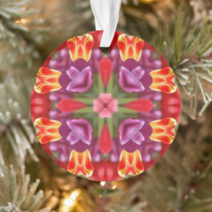 Tulips Kaleidoscope Ornament