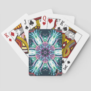 Tulips Kaleidoscope Playing Cards