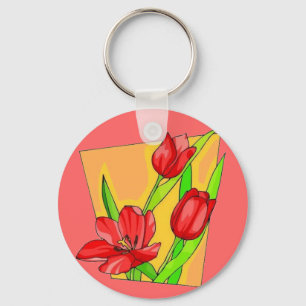 Tulips Key Ring