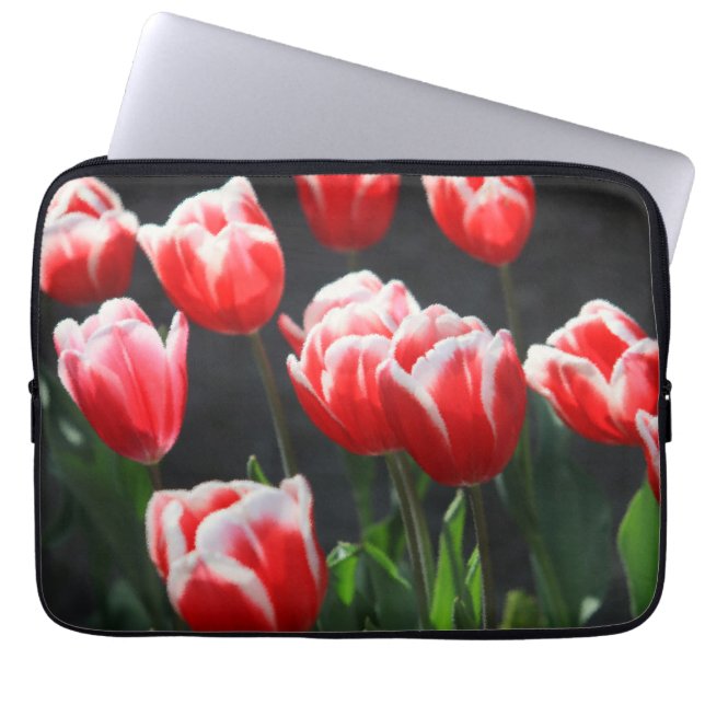 Tulips Laptop Sleeve (Front)
